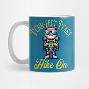 Cat Hiker Mug